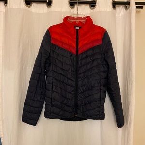 Old Navy Active Retro Down Jacket with Stripes